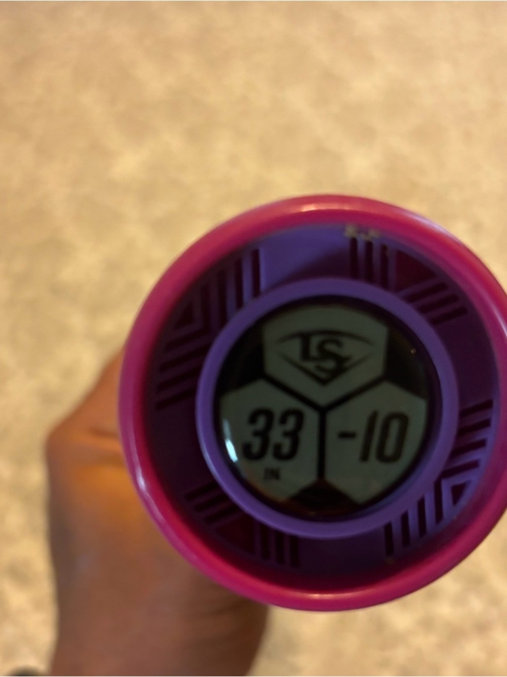 LS Electronic Bat Grip Swing Meter — Pink Blue, Purple